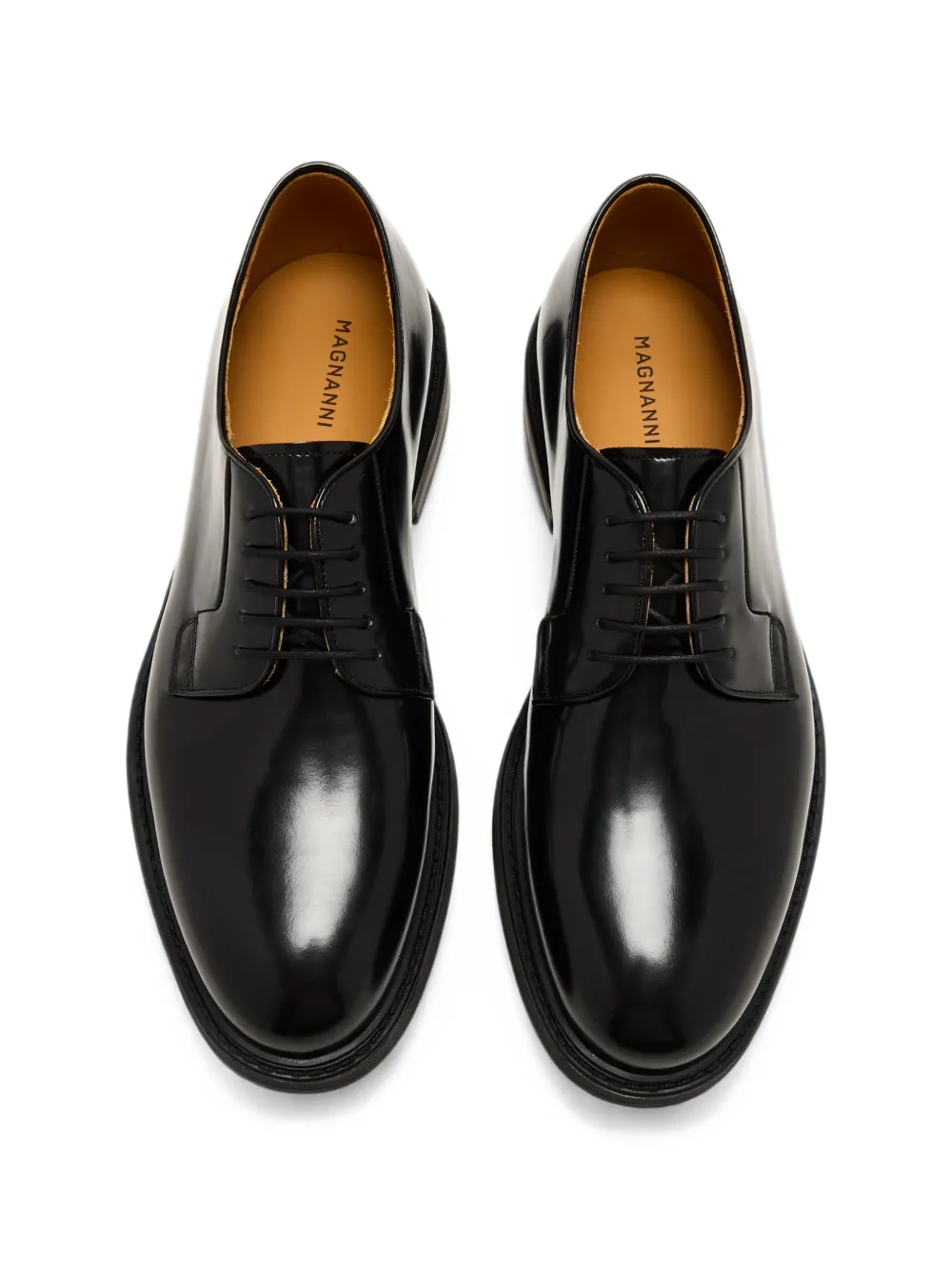 Magnanni Detroit leather lace-up shoes Zwart