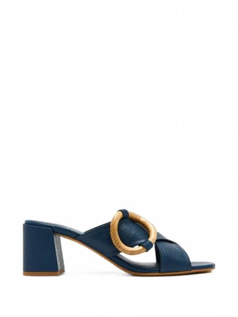 Pedro Garcia Uxia wooden-buckle sandals