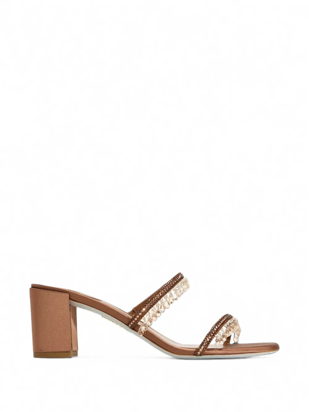 René Caovilla Chandelier crystal-embellished heeled sandals
