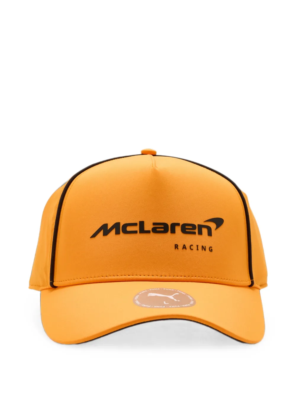 Puma X Mclaren Logo-print Baseball Cap In Orange