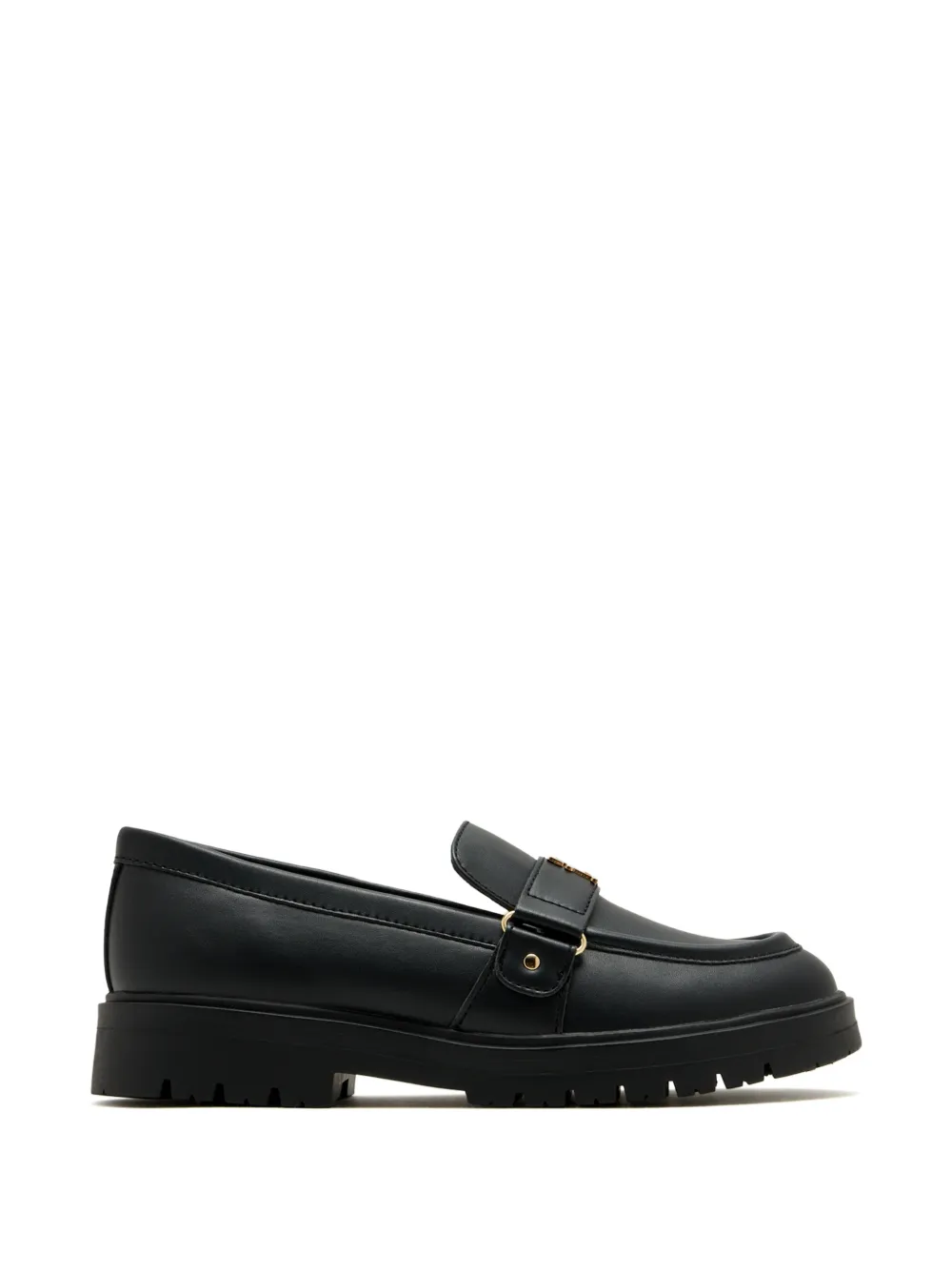 Tommy Hilfiger Junior logo-plaque chunky loafers - Nero