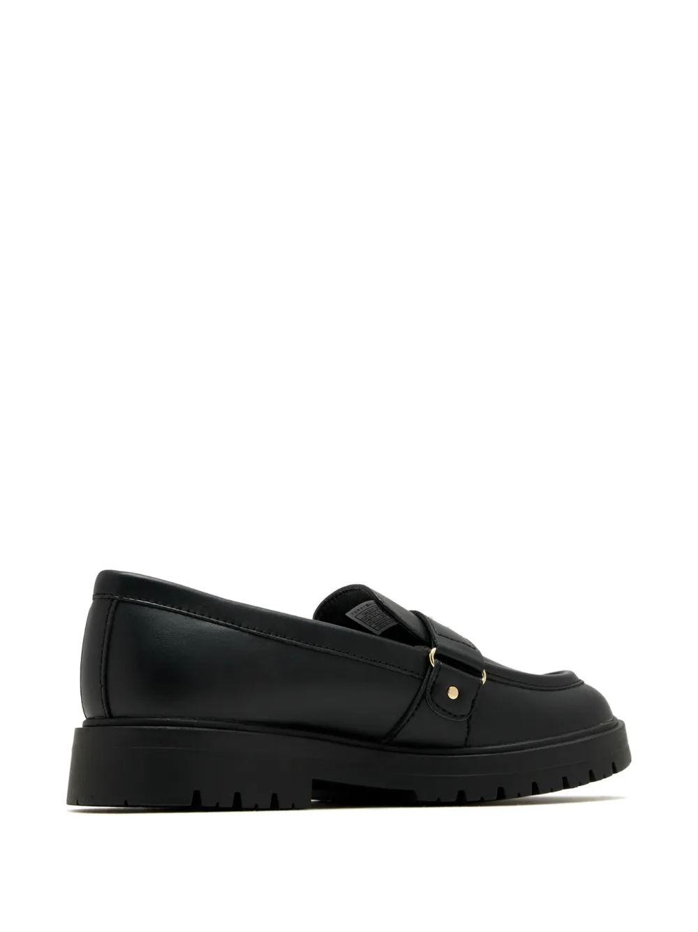 Tommy Hilfiger Junior logo-plaque chunky loafers Zwart