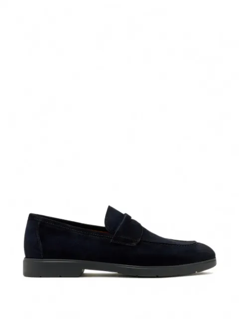 Magnanni suede penny loafers