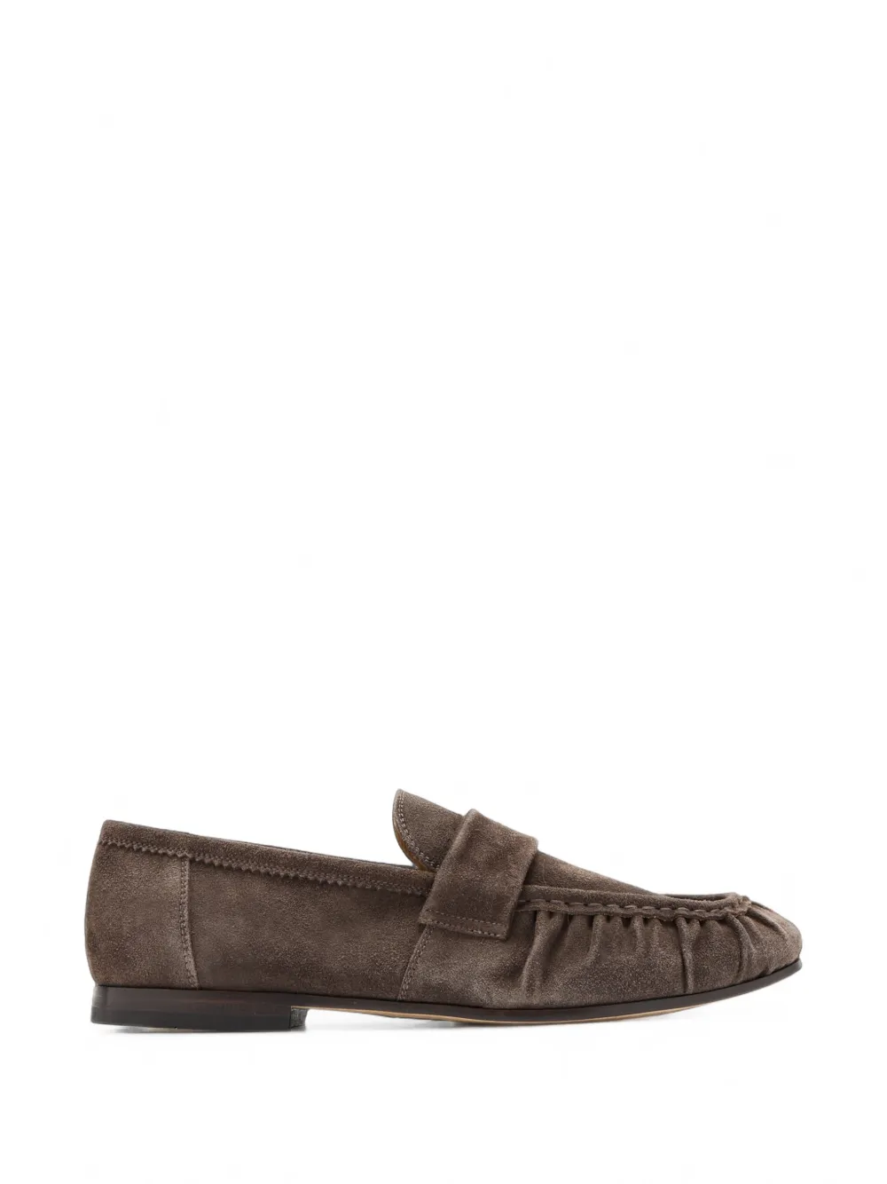 sturlini firenze New Brenta ruched suede loafers - Marrone