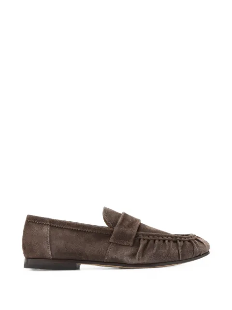 sturlini firenze New Brenta ruched suede loafers