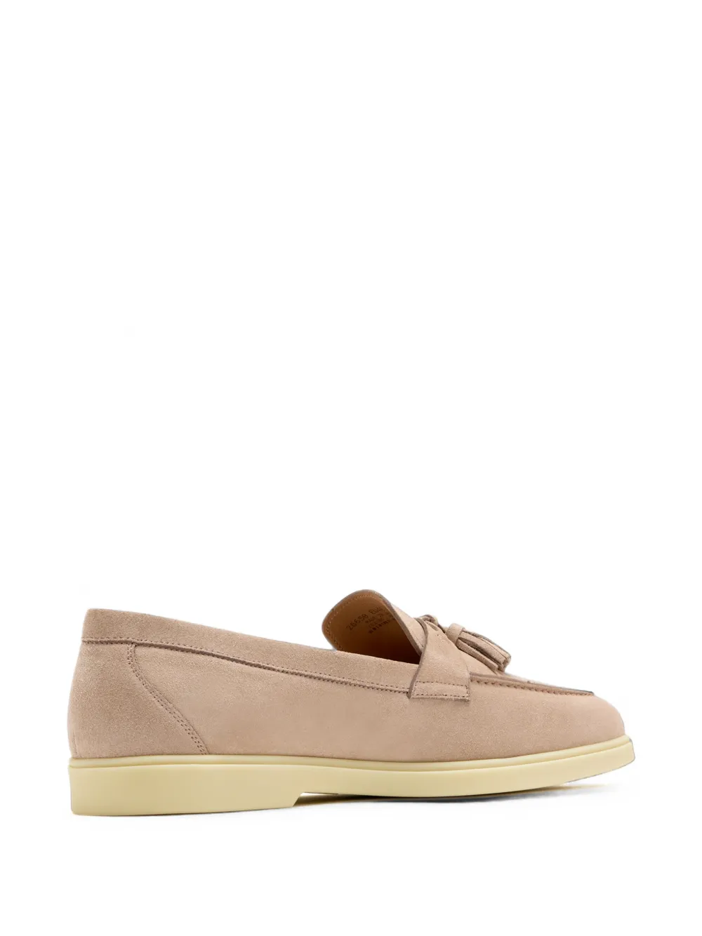 Magnanni tassel-detail suede loafers Roze