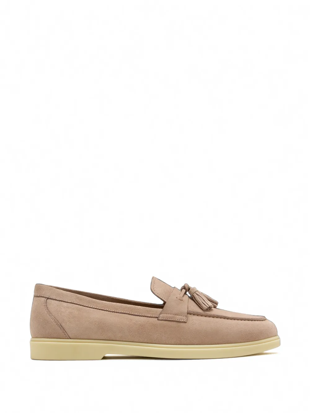 Magnanni tassel-detail suede loafers Roze