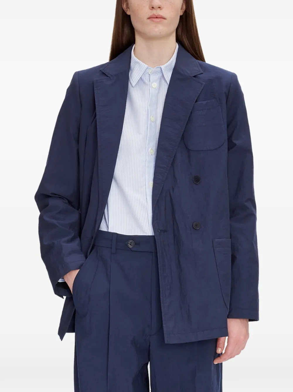 A.P.C. Jack met dubbele rij knopen Blauw