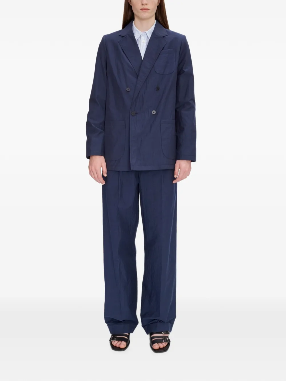 A.P.C. Jack met dubbele rij knopen Blauw