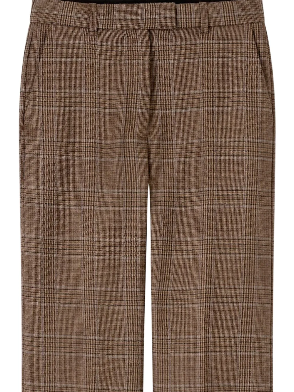 A.P.C. Jude Prince of Wales-check wool trousers Bruin