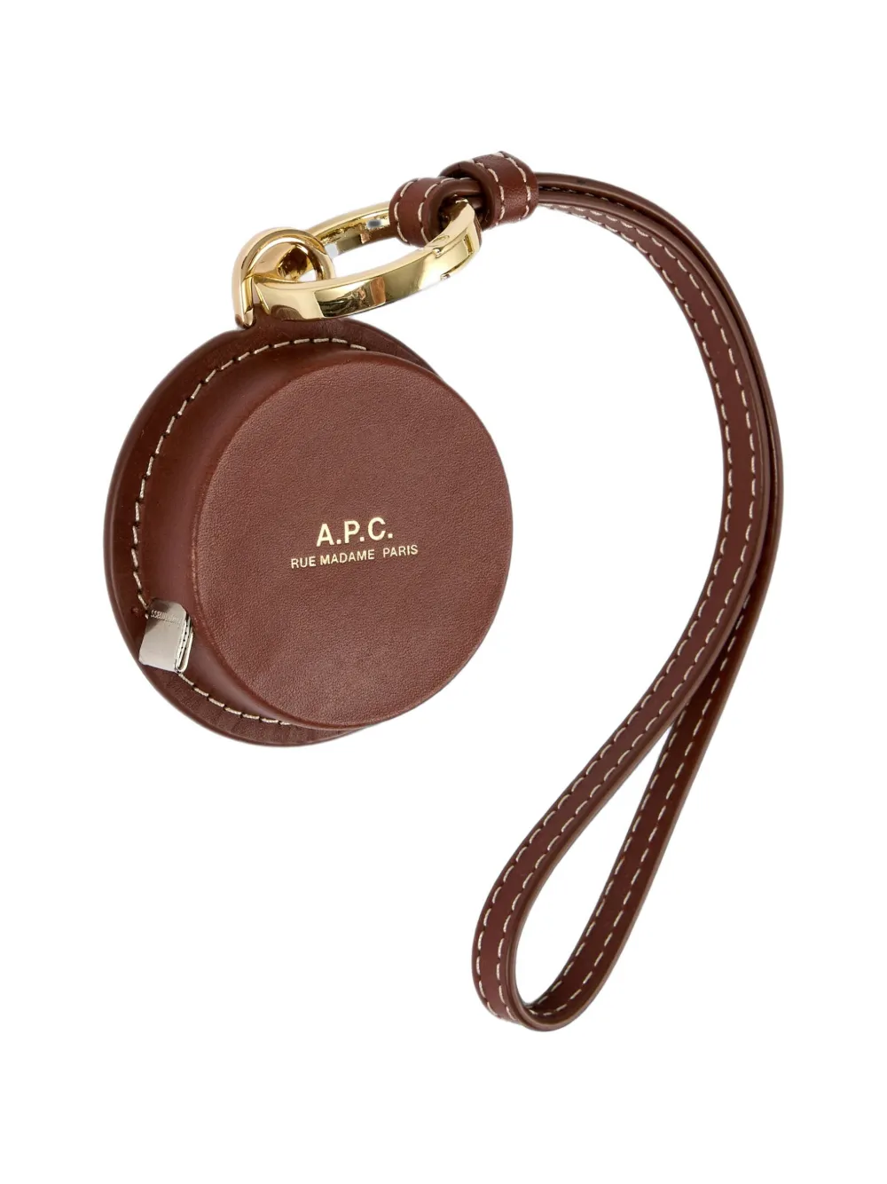 A.P.C. Ruban leren bedel met band Bruin