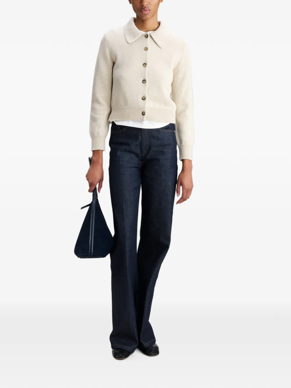 A.P.C. Button-up vest Grijs