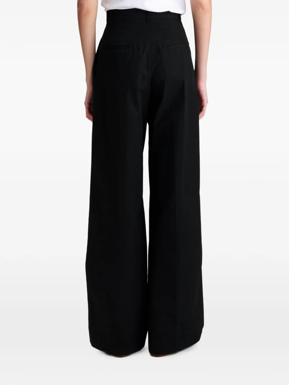 A.P.C. Ginny pantalon met plooien Zwart
