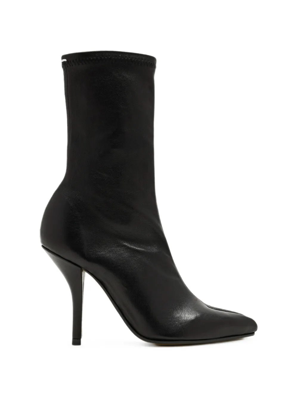 Maison Margiela Tabi Claw Ankle Boots In Animal Print