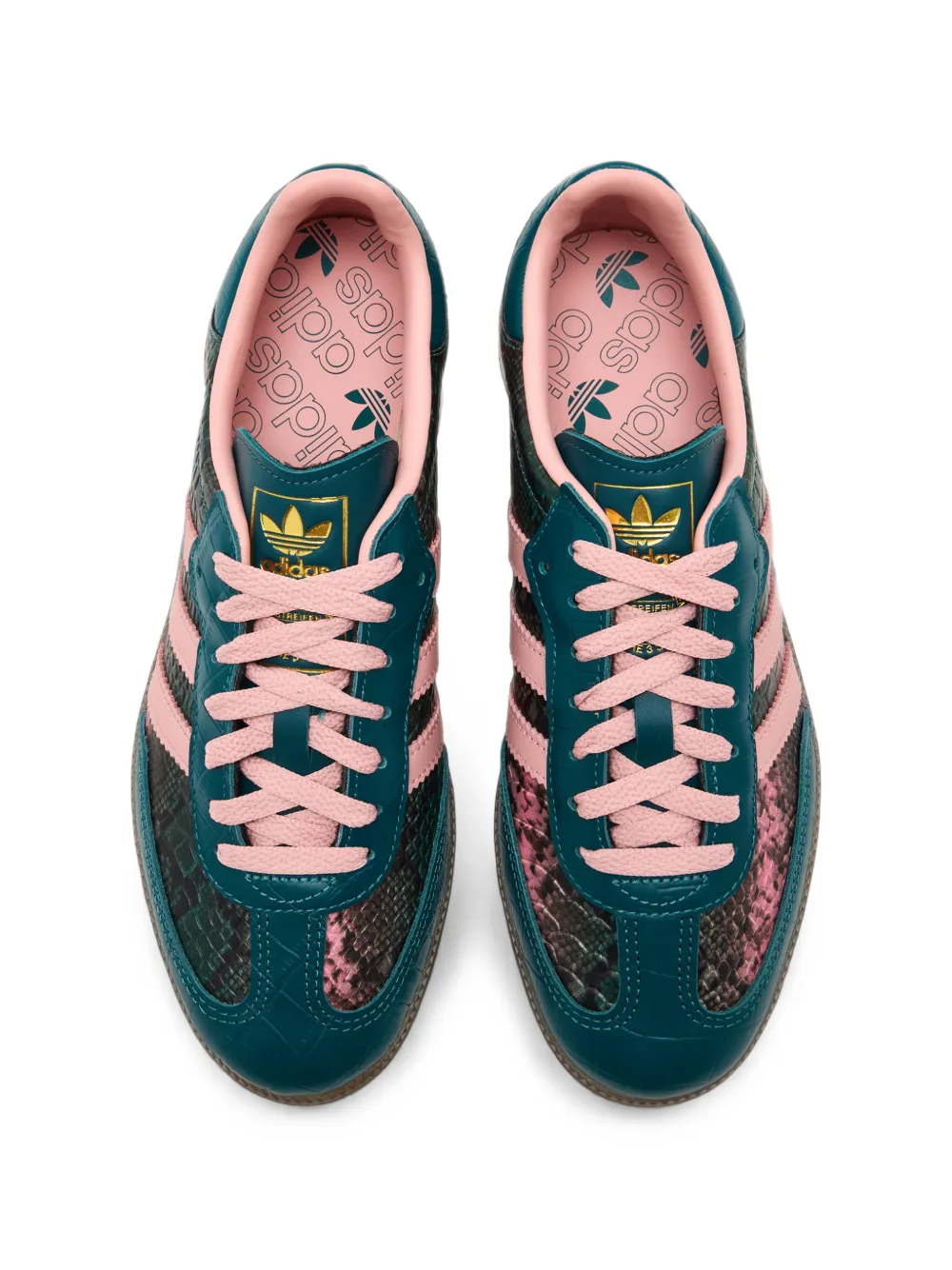 adidas Samba OG snake-effect sneakers Blauw