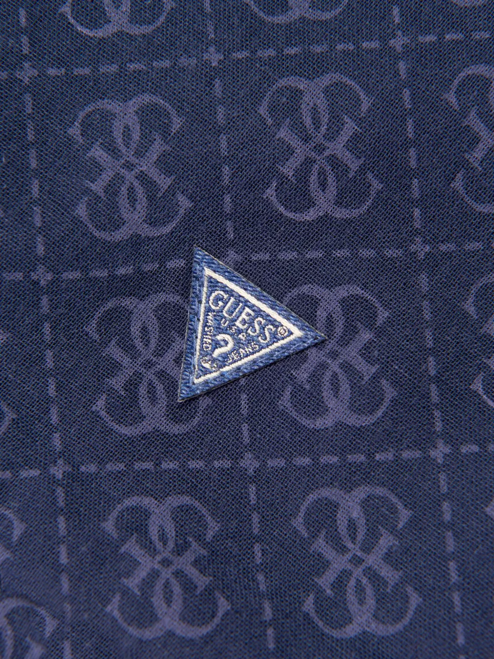 guess kids Set van deken en buidel met logo-print Blauw