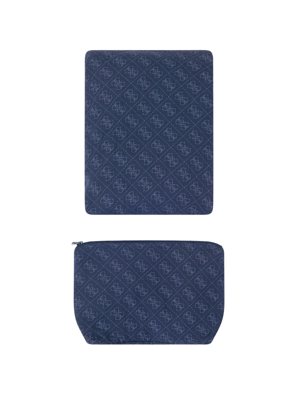 guess kids Set van deken en buidel met logo-print Blauw