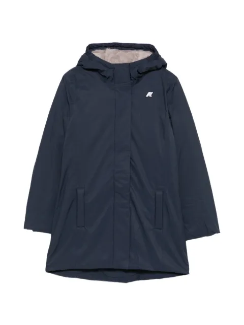 K Way Kids Denise logo-patch hooded jacket