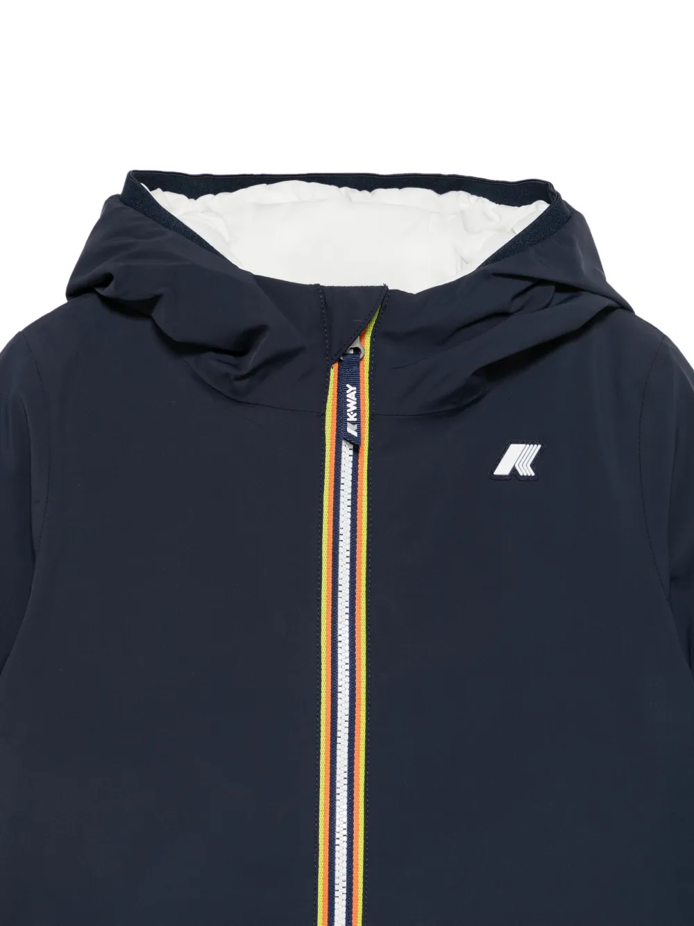 K Way Kids Jack met capuchon Blauw