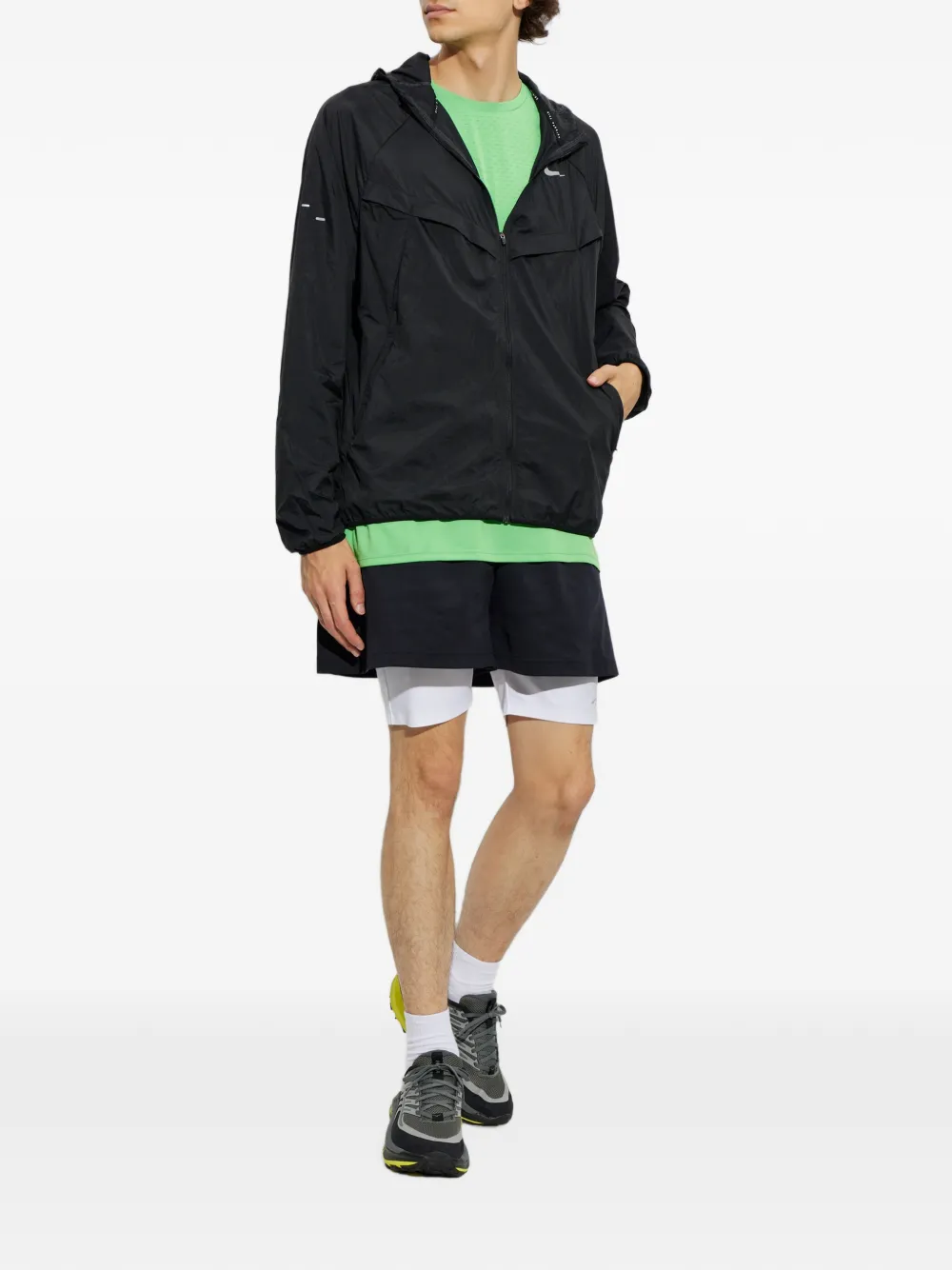 HOKA Stinson 8 lace-up sneakers Grijs