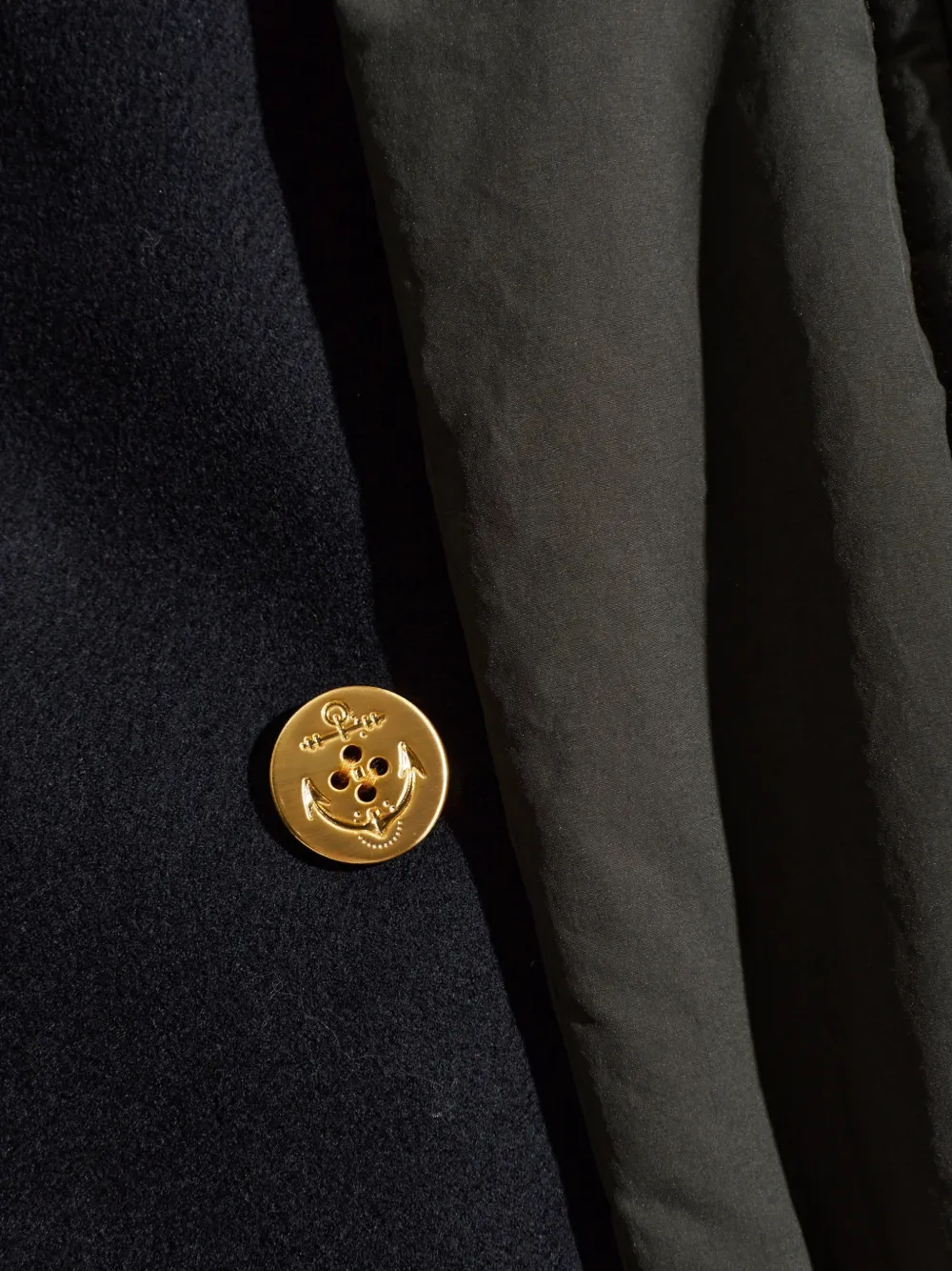 sacai Gelaagd donsjack Grijs