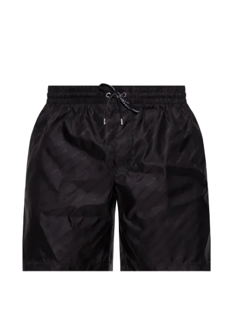 Dolce & Gabbana logo-jacquard drawstring swim shorts
