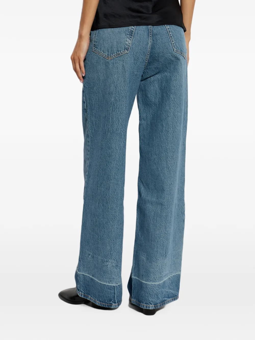 SAMSOE Sarebecca jeans met opgestikte zak Blauw