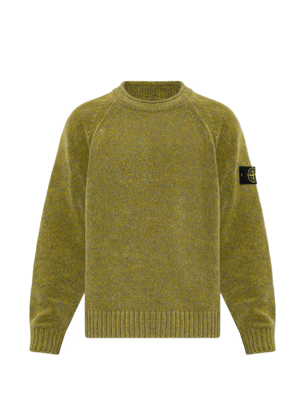 Stone Island 5100013 mouliné cotton chenille jumper - Verde