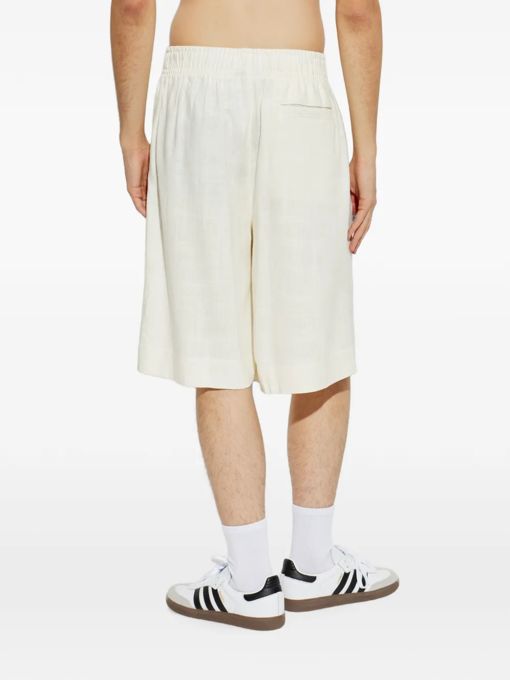 adidas x Arte Antwerp elasticated-waistband shorts Beige