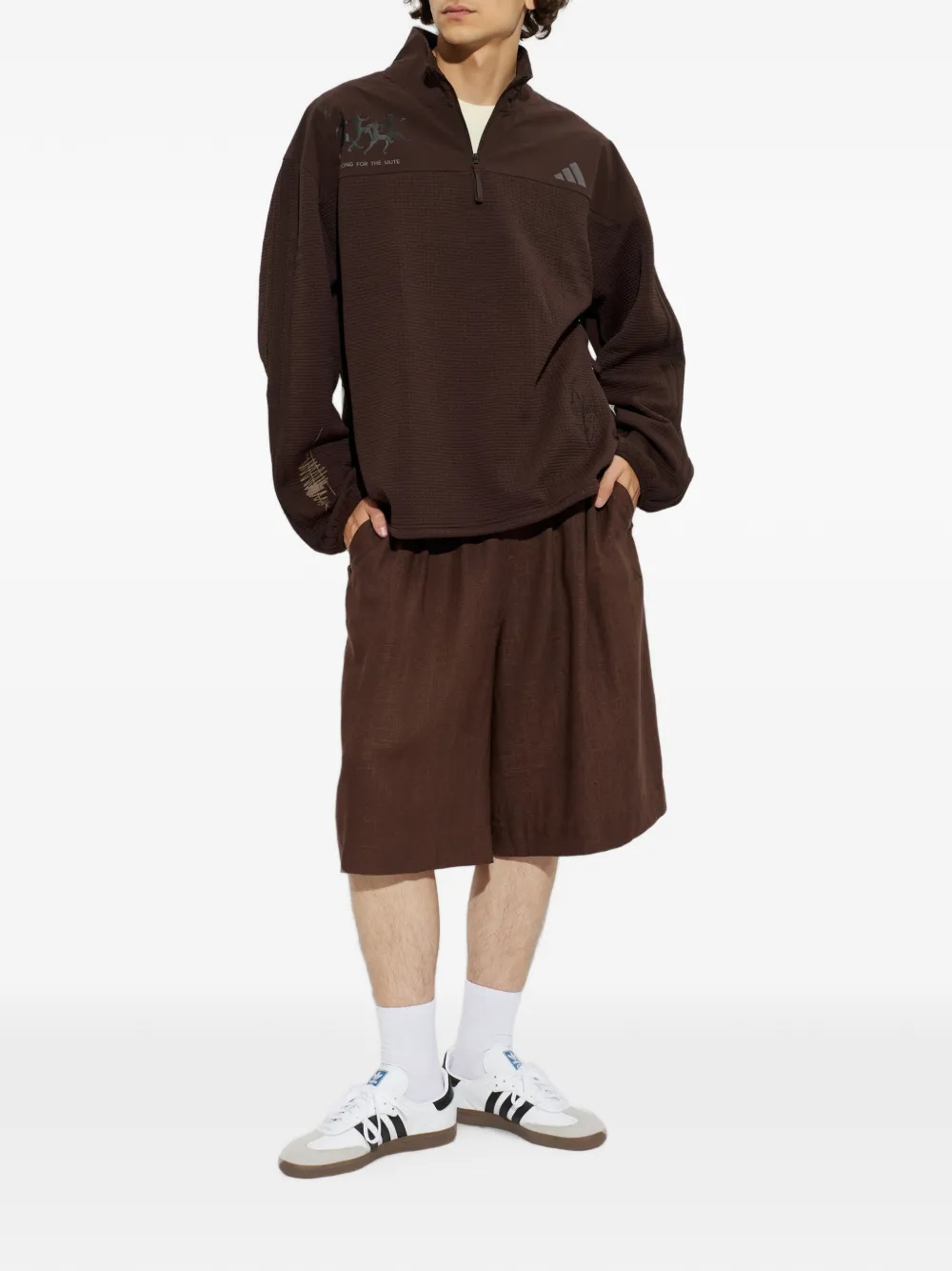 adidas Arte Antwerp elasticated-waist shorts Bruin