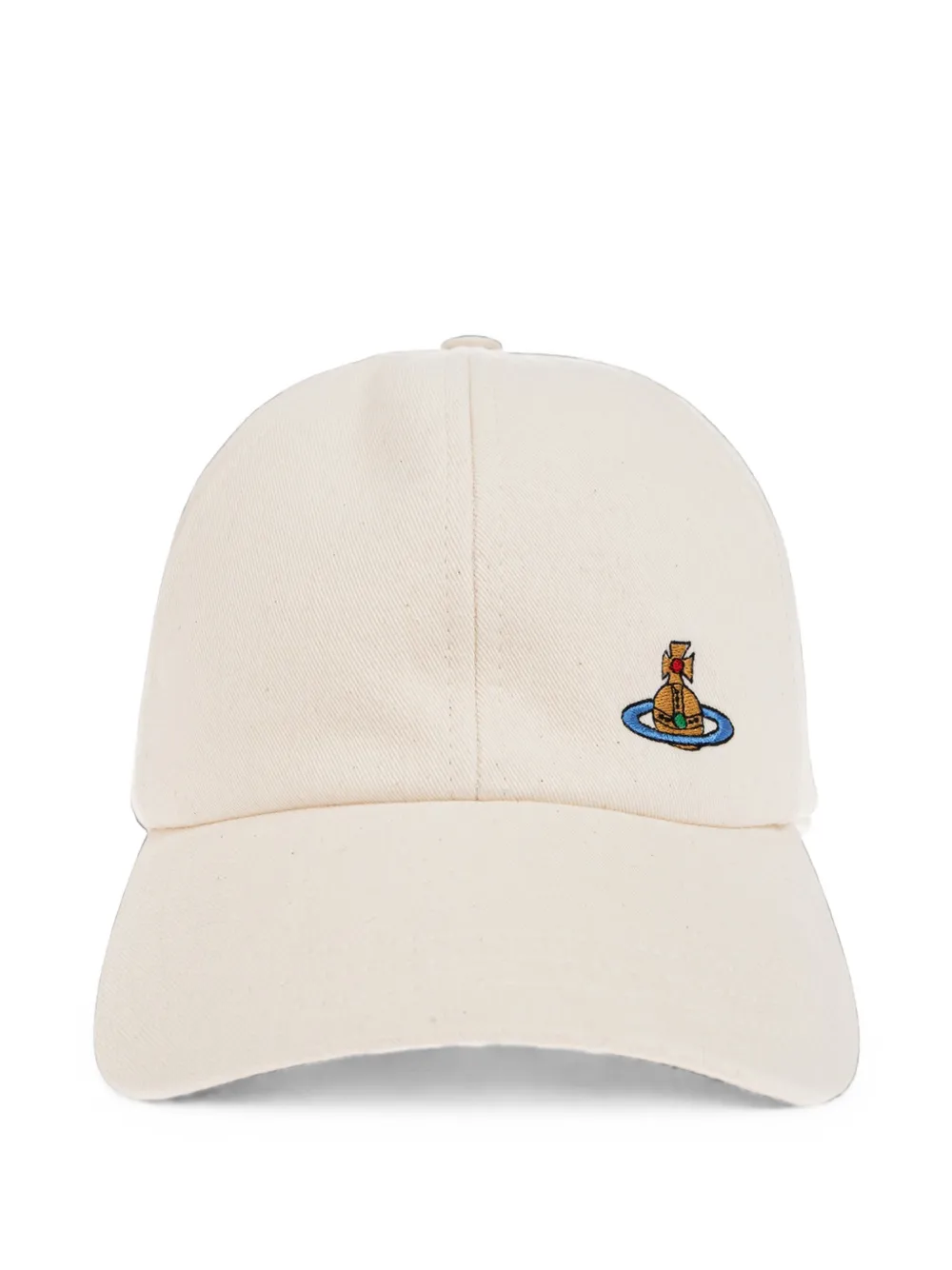 Vivienne Westwood Orb-embroidered Baseball Cap In Neutrals