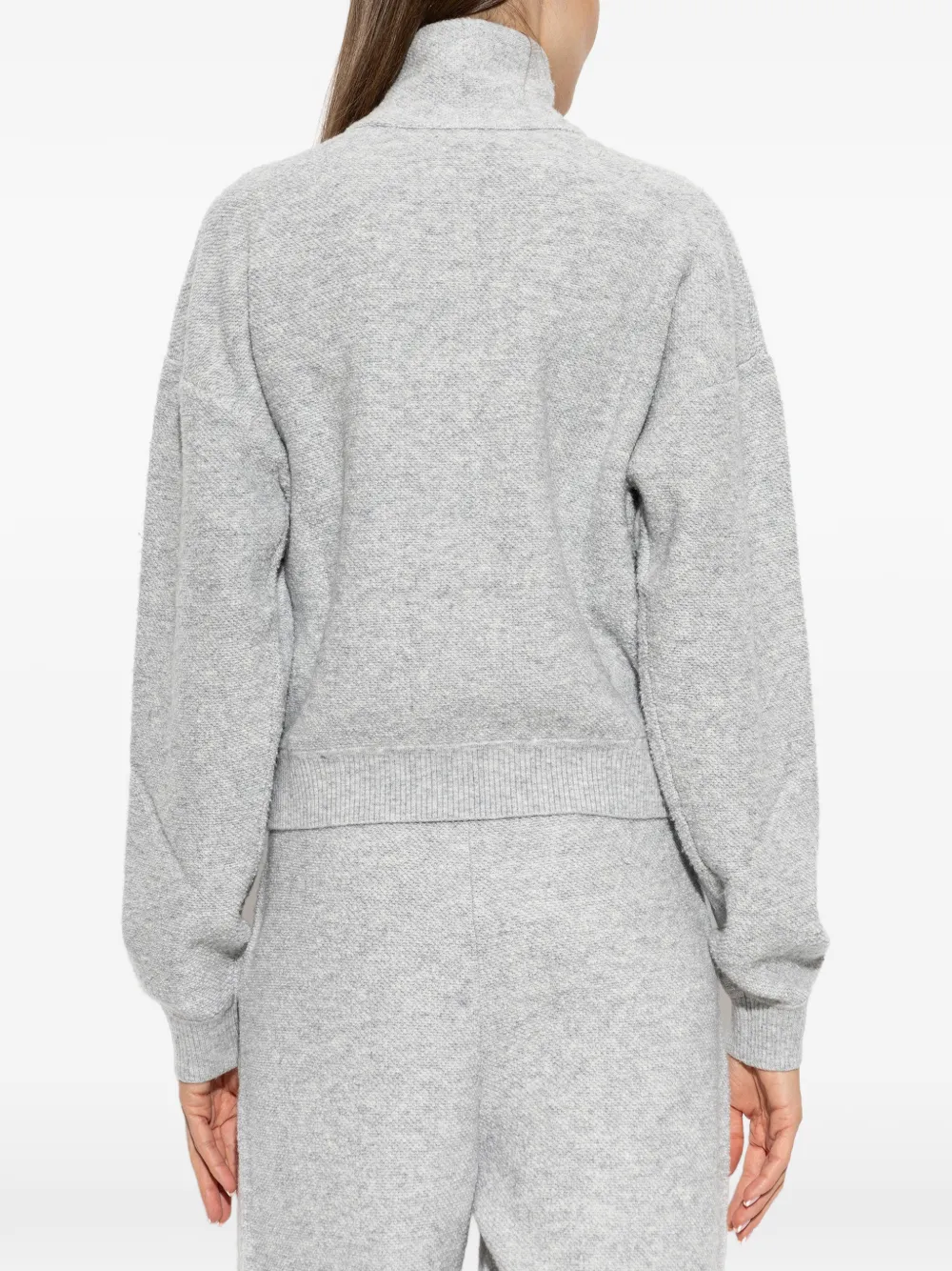 Victoria Beckham Trui met buidelzak en kwartrits Grijs