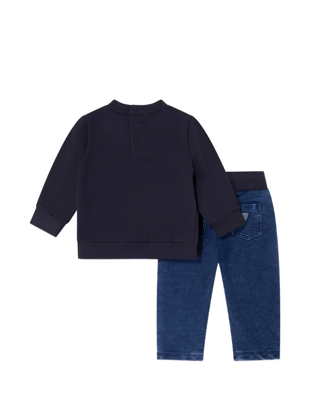guess kids Sweaterset met geborduurd logo Blauw