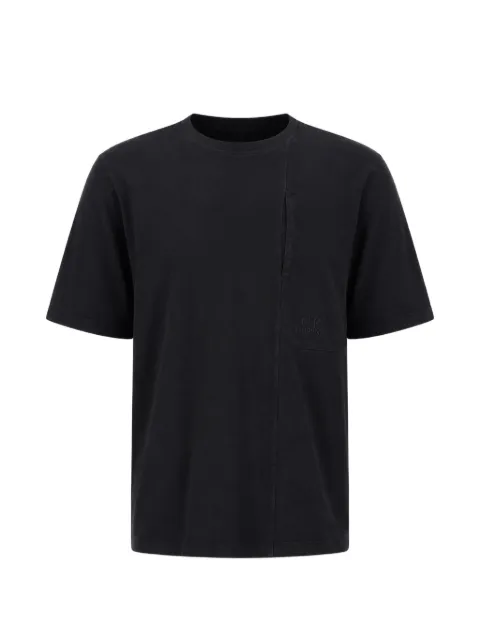 C.P. Company logo-embroidered chest-pocket T-shirt
