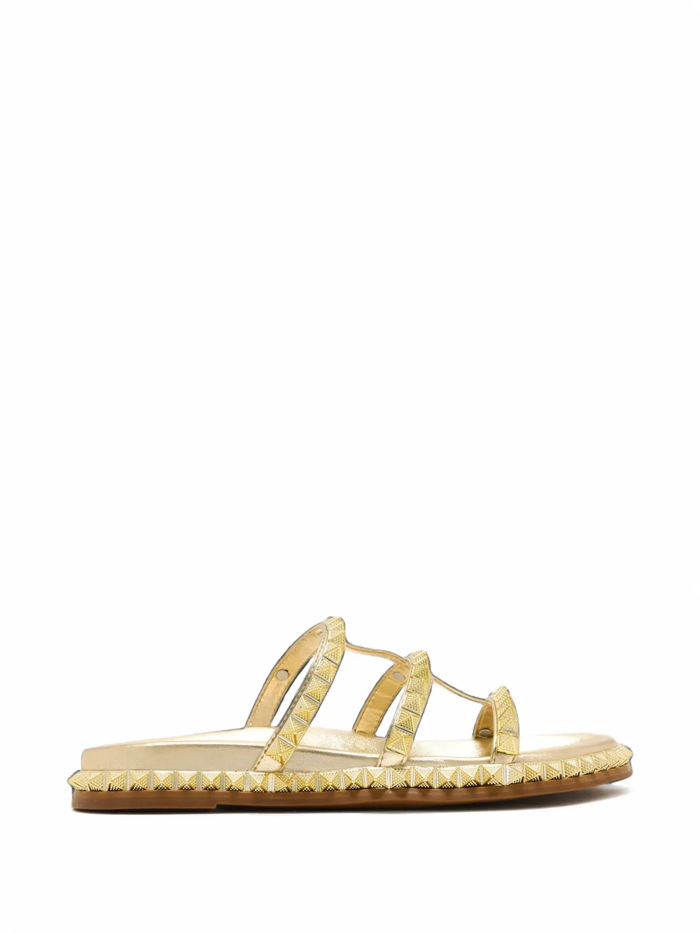 Schutz Raffie Up studded leather sandals