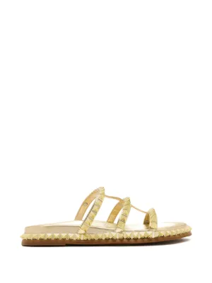 Casadei ダブルバックル サンダル | ニュートラル | FARFETCH JP