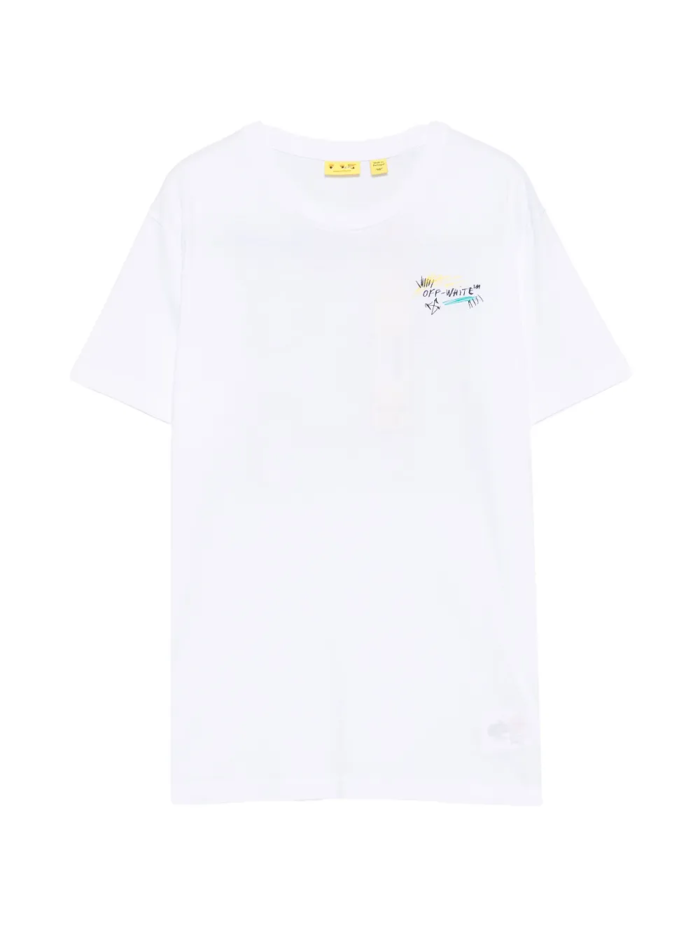 Off-White Kids Arrow Scrible T-shirt - Bianco