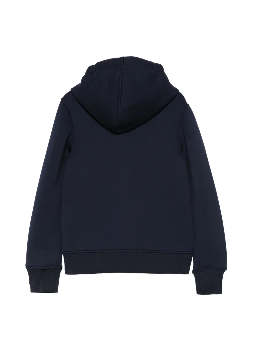 K Way Kids Hoodie met logoprint en rits Blauw