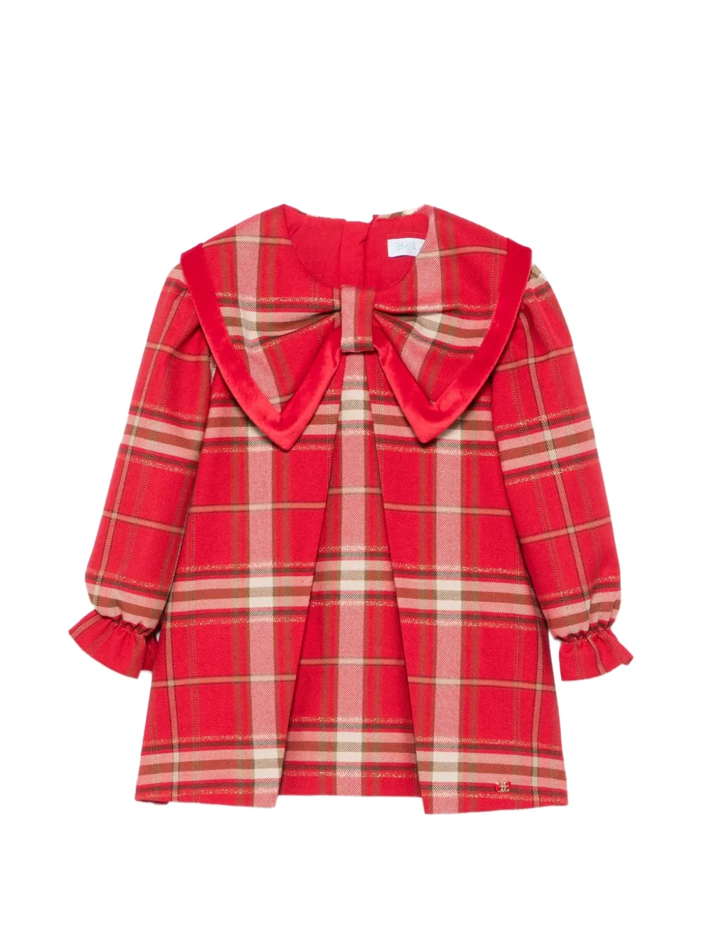 Abel & Lula bow-detail dress - Rosso