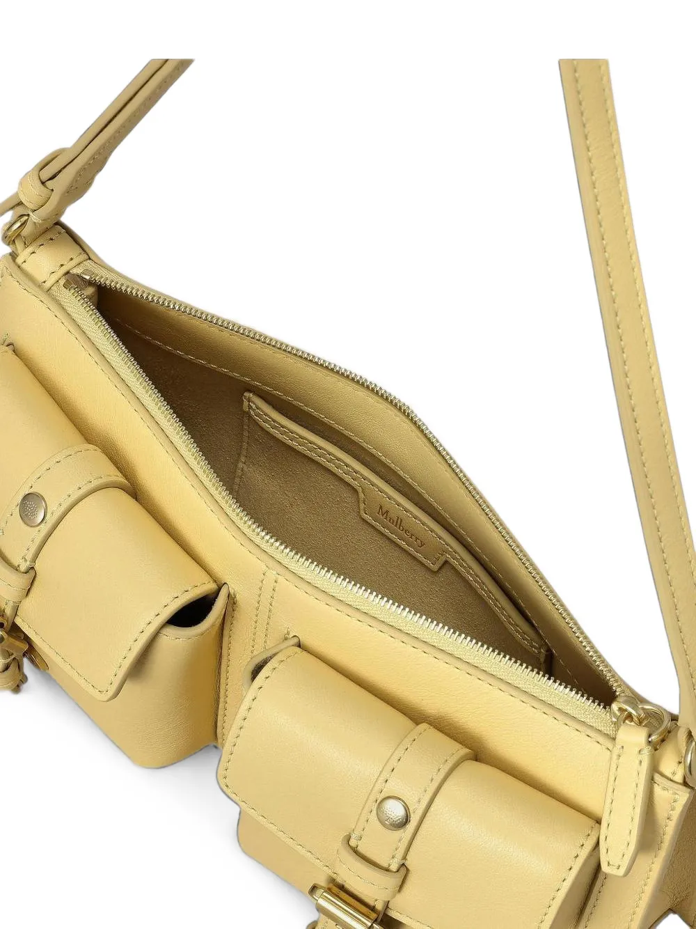 Mulberry Roxanne mini-schoudertas Geel