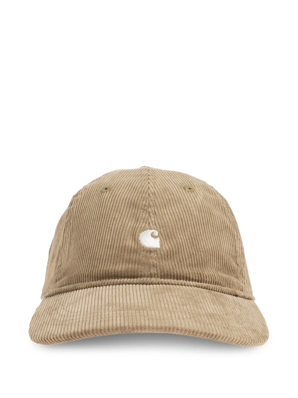 Carhartt WIP Harlem logo-embroidered corduroy cap - Toni neutri