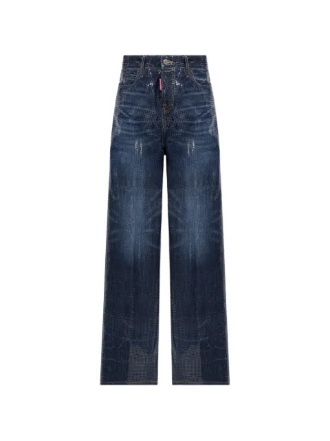 DSQUARED2 sequin-embellished baggy jeans