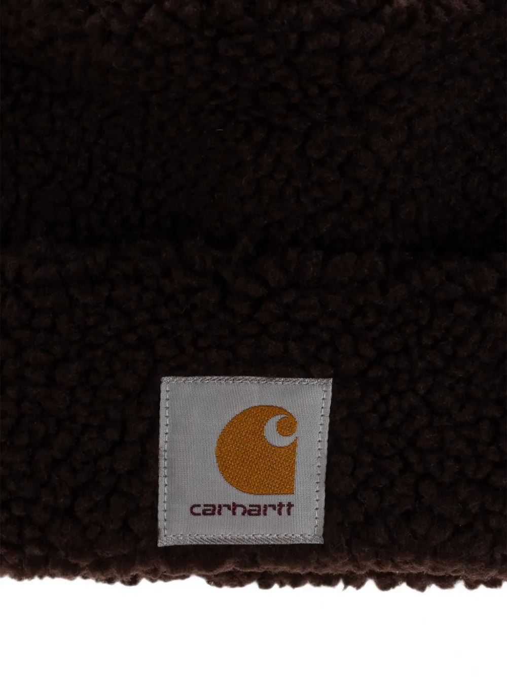 Carhartt WIP Prentis fleece muts Bruin