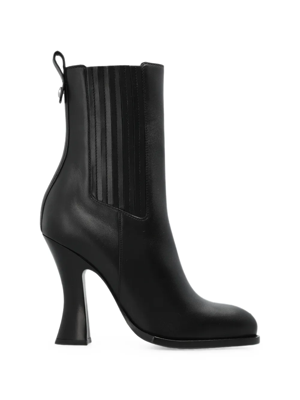 Burberry Pillar leather ankle boots Zwart