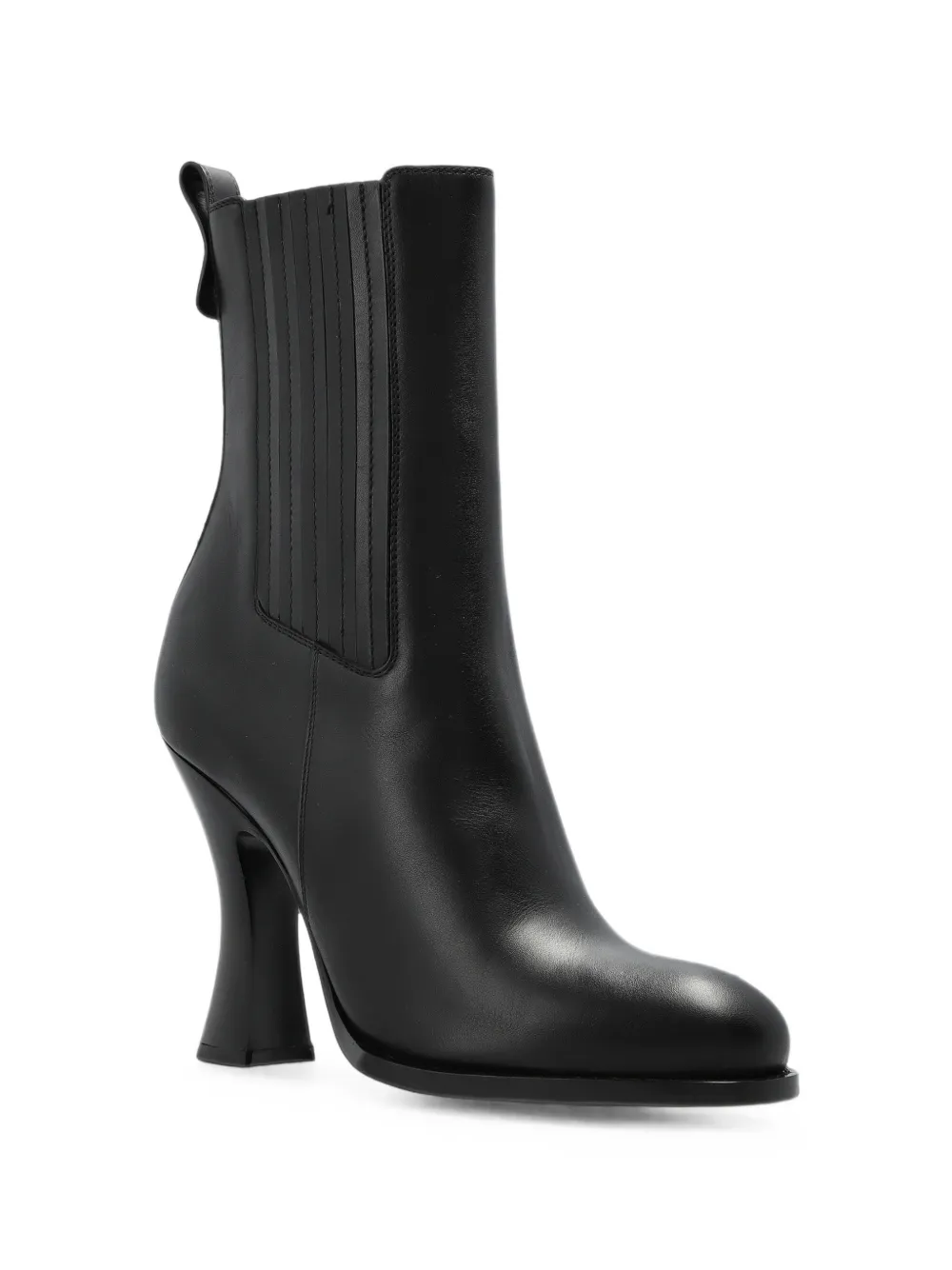 Burberry Pillar leather ankle boots Zwart