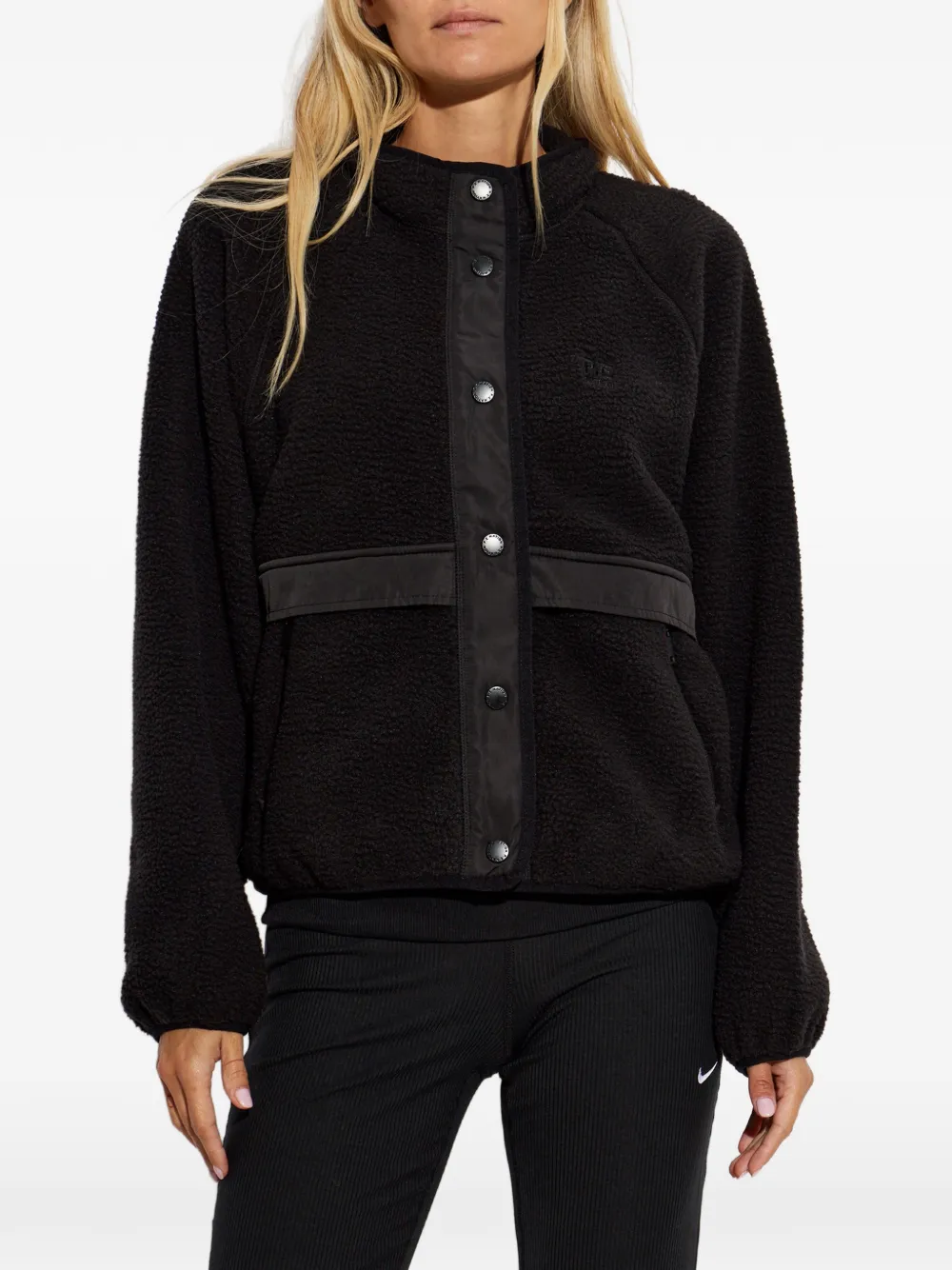P.E Nation Technisch fleece jack Zwart