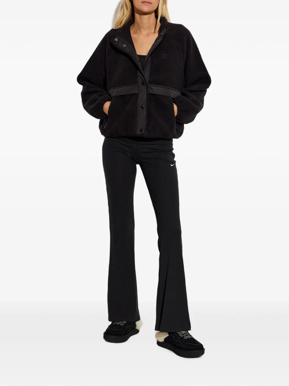 P.E Nation Technisch fleece jack Zwart