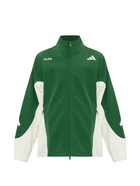 adidas xArte Antwerp Z.N.E. colour-block logo-embroidered performance jacket