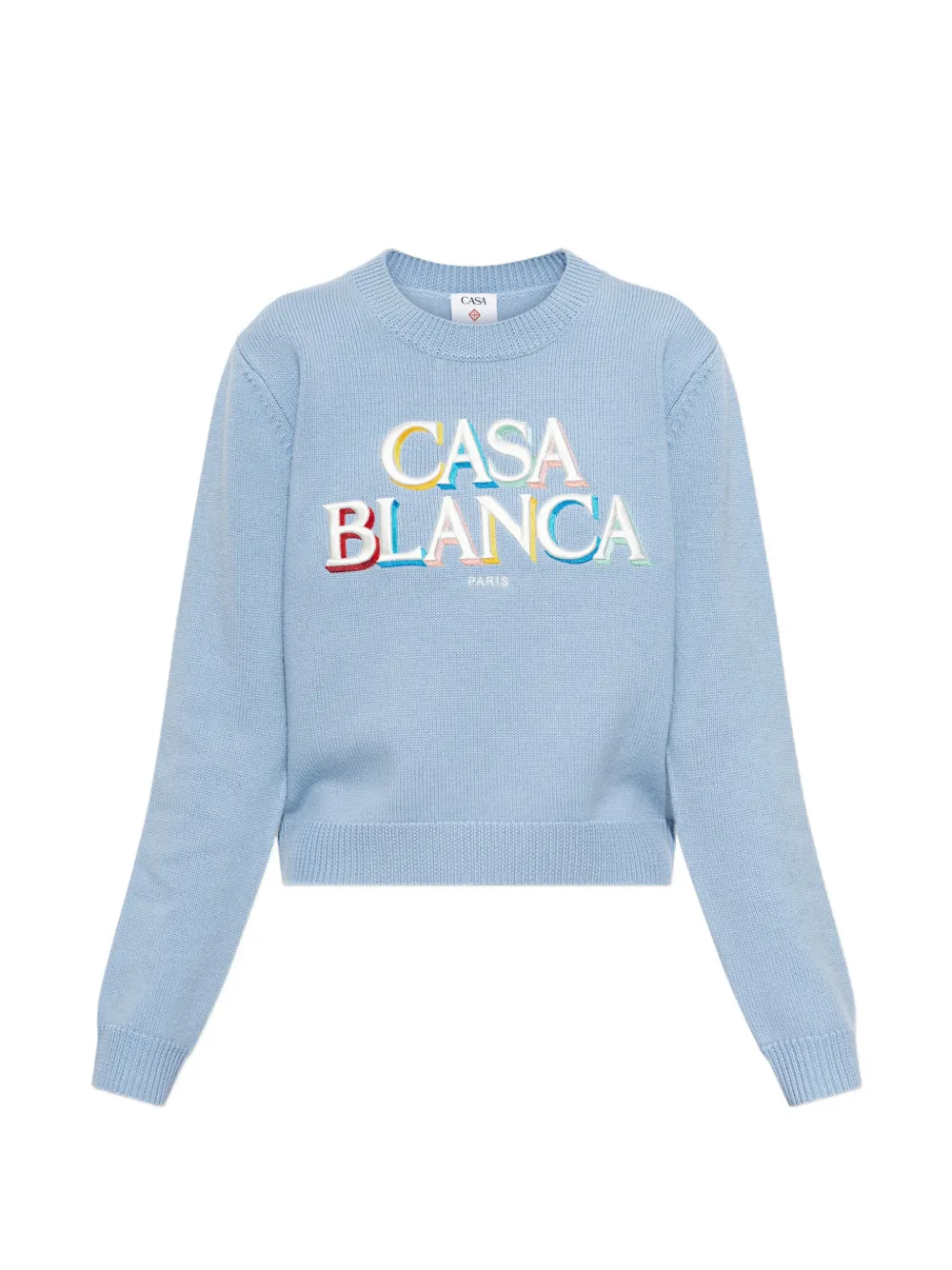 Casablanca embroidered logo sweater