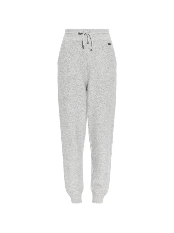 Victoria Beckham Cuffed Track Pants in Grey